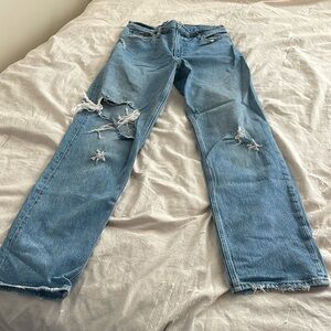Abercrombie jeans, 90s straight ultra high rise